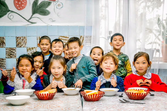 Children in Kyrgyzstan
