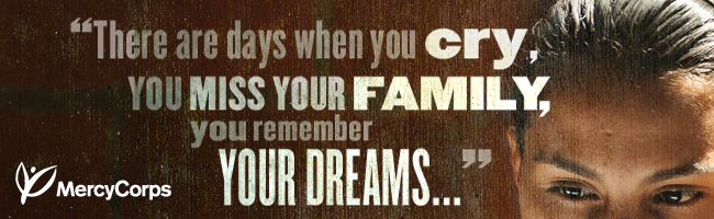 There are days when you cry, you miss your family, you remember your dreams...