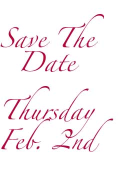 Save The Date - Feb. 2nd