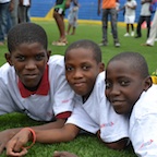Youth celebrate Soccer for Lif