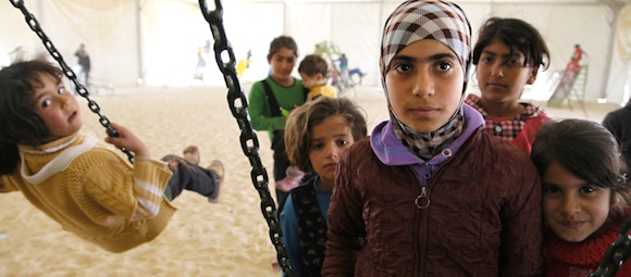 Syrian refugees: A child's refuge from war