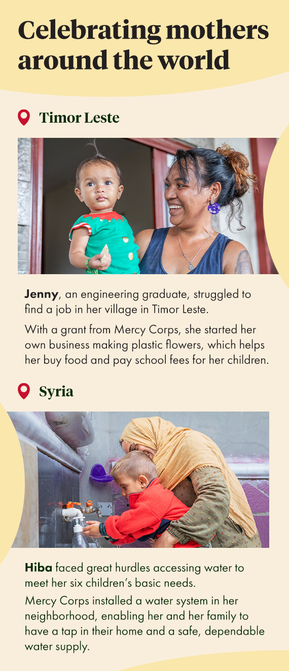 Celebrating mothers around the world