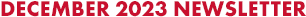 December 2023 Newsletter