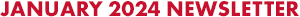 January 2024 Newsletter