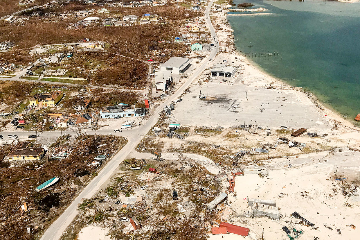 In the months since Hurricane Dorian made landfall on the Bahamas, Mercy Corps has been working tirelessly to bring immediate and long-term support to communities affected by the storm, with emergency kit distribution and installation of a water treatment plant. Photo: Christy Delafield/Mercy Corps