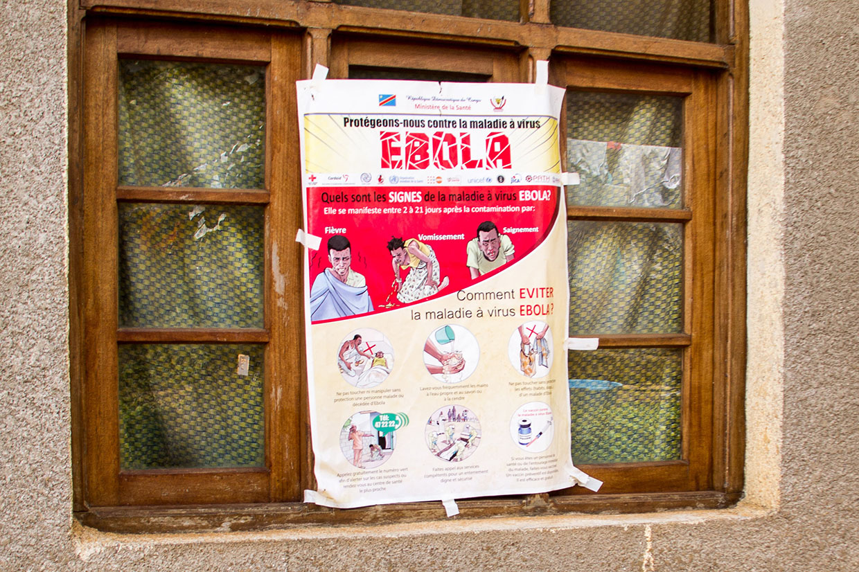 Image: An informational poster about Ebola