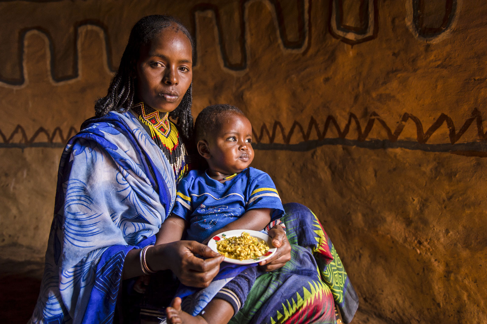 We're celebrating mothers around the world who, every day, brave incredible challenges to support their families. In Ethiopia, Dhaki is striving to ensure her three children have enough to eat, despite the high risk of hunger in her village. Photo: Sean Sheridan for Mercy Corps
