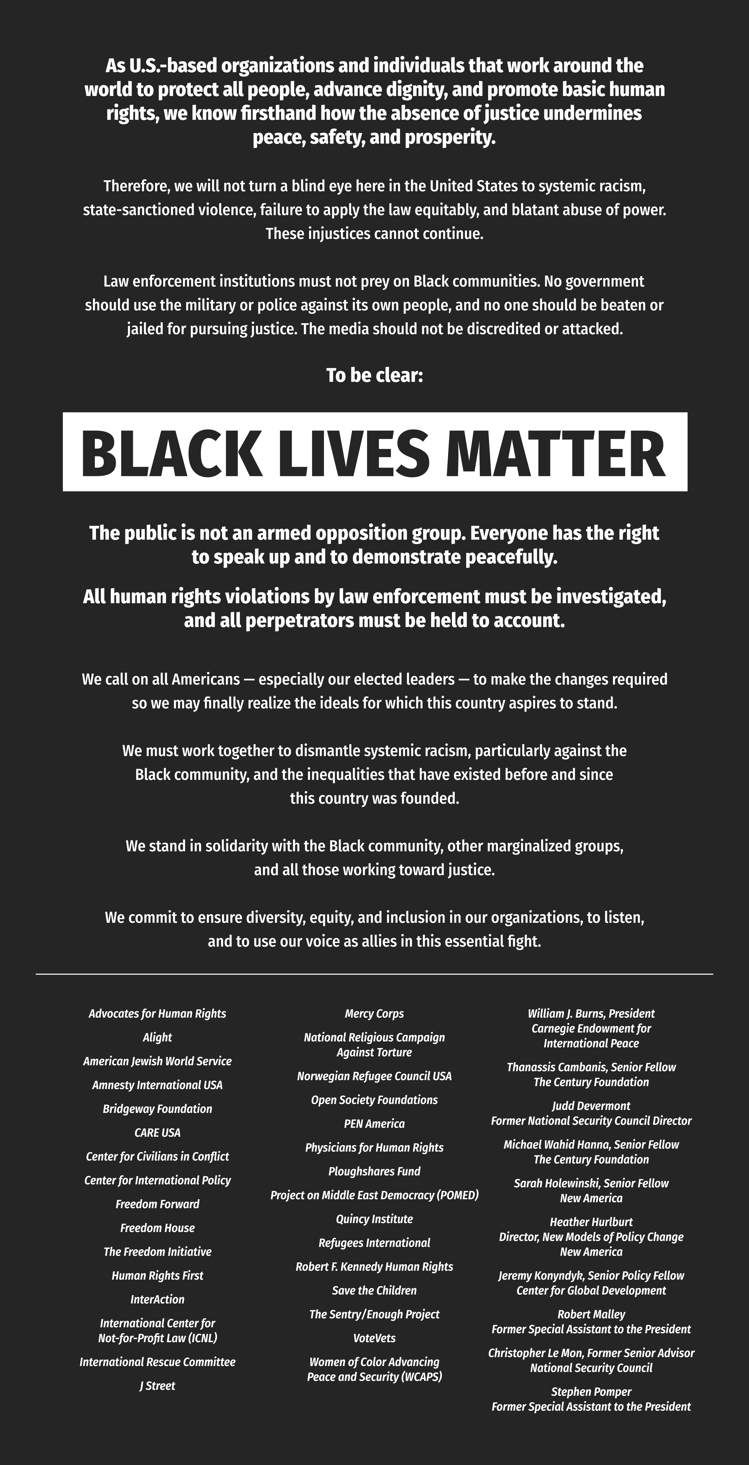 Black Lives Matter