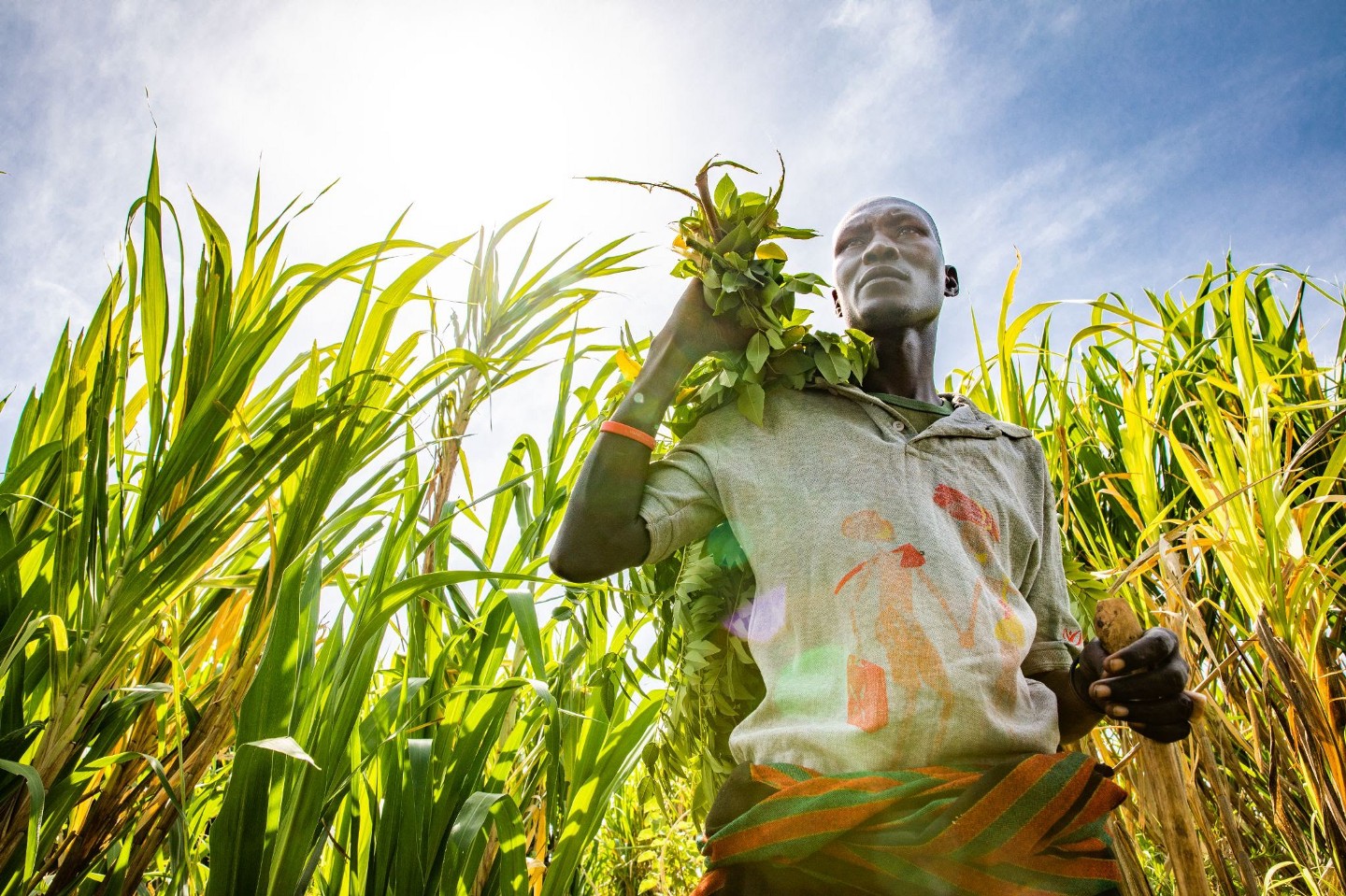 A farmer in Uganda.