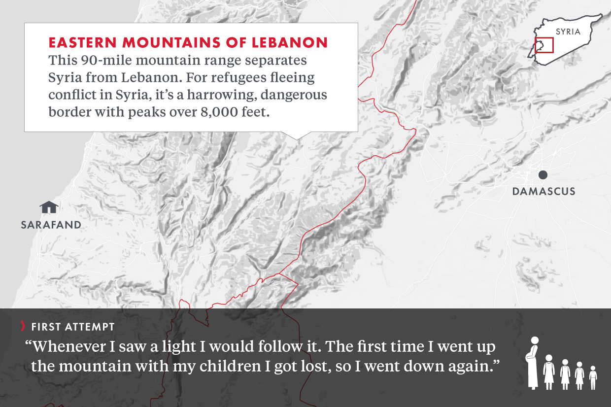 Eastern mountains of Lebanon