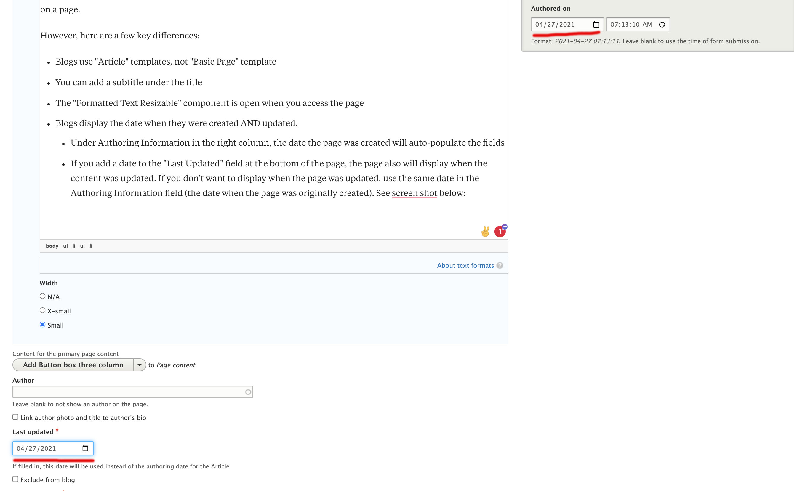 blog example