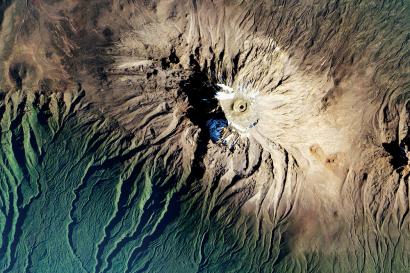Aerial photo of Kilimanjaro