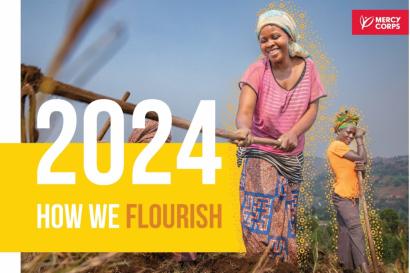 Image of mercy corps' 2024 calendar.