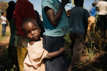 A young child in uganda