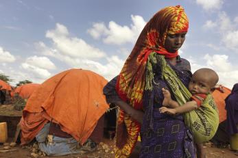 Somalian mother and child