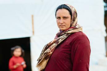 A woman and child in lebanon