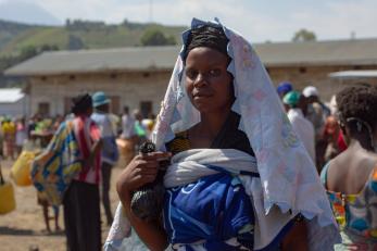 A person in goma.