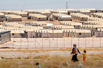 Azraq refugee camp, jordan