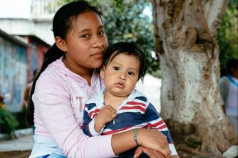 Guatemalan sister and brother.