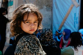 A young girl in lebanon