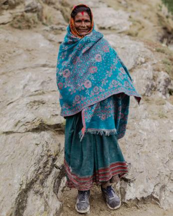 A participant in mercy corps’ bhakari program