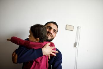 21-year-old Bashar is a Syrian refugee working 70 hours a week to keep his family alive in Jordan. “We have been living as Syrians forever, and one day we will be back and will live together in peace,” he says. PHOTOS: Annie Sakkab for Mercy Corps