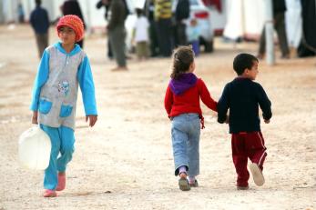 More than half a million Syrian refugees are now living in Jordan, already one of the world's driest countries. Water shortages have reached emergency levels in some areas, where the supply is as low as 30 liters per person per day — one-tenth of what the average American uses. Photo: Cassandra Nelson/Mercy Corps