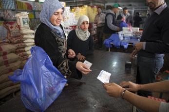 Nour at the market