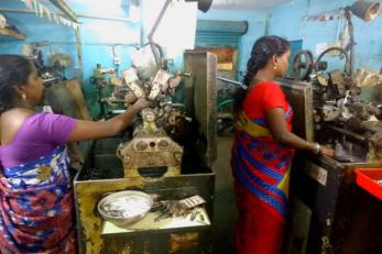 women working in factory