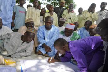 community members having a meeting