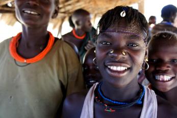 young people smiling