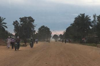 Roadway in the DRC.