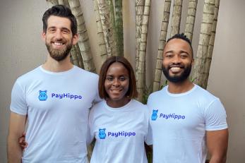 The PayHippo team standing togther.