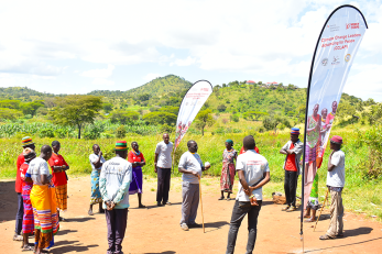 Community leaders in Karamoja, Uganda, taking part in Interest-Based Mediation and Negotiation training through the CCLAP Program.