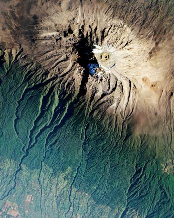 Aerial photo of Kilimanjaro