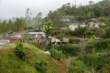 Hurricane Maria made landfall in Puerto Rico as a Category 4 storm, with sustained winds of 155 mph. It was the first Category 4 storm to make direct landfall in Puerto Rico since 1932, and has left a wide swath of damage across the island. In mountain communities like Maricao, seen here, power and water may not come back for months, or years.