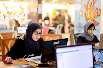 Our Gaza Sky Geeks program is the leading co-working space, startup accelerator and technology education hub in Gaza.