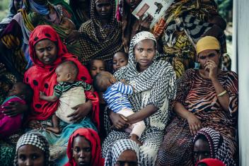 The mothers also learn about exclusive breastfeeding, home sanitation and other things that can help them give their families a strong, healthy future. Photo: Sean Sheridan for Mercy Corps