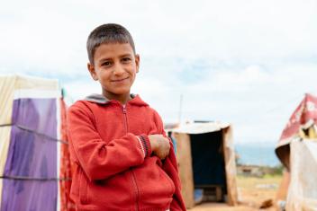 Proper clothing is important to keeping growing refugee children clean and healthy. Photo: Corinna Robbins/Mercy Corps
