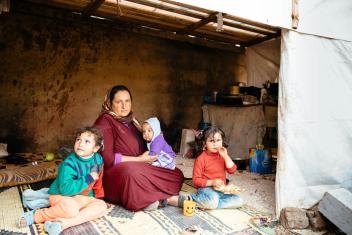 Hygiene support is vital to the health and survival of families like Mariam’s, as the settlements where they take refuge are often rudimentary at best. Photos: Sumaya Agha/Mercy Corps