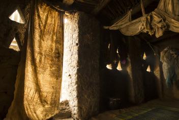 6:36 a.m. — Badariya wakes up in the mud brick house she shares with her parents and seven siblings. Like the majority of this primarily Muslim country, she starts her day with prayer, and she is grateful for what she has. “I am healthy and I see my parents. That’s what makes me happy,” she says.