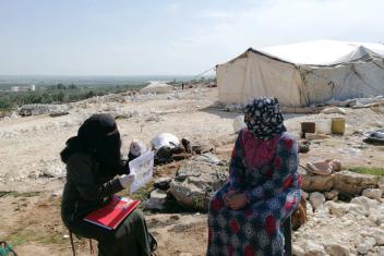 In Syria, the spread of coronavirus brings the prospect of a deadly outbreak to a population with tightly-packed camps. Our teams are sharing information about COVID-19 and hand washing best practices with people who have been forced to flee their homes.
