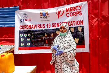 Sharing accurate information is key to preventing the spread of disease—especially in tightly-packed displacement camps. In Somalia, our team conducted awareness training in five camps for displaced Somalis sharing critical information on social distancing and hand-washing.