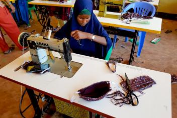 Graduates of our tailoring program in Somalia are now playing an indispensable role in the fight against the spread of COVID-19. At our training center, recent graduates are making face masks from locally available materials as a way to make additional income and protect their communities.