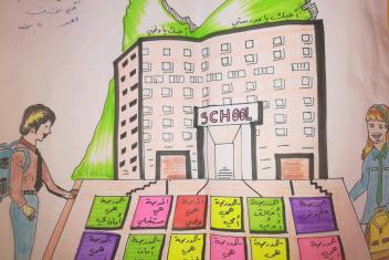 Bailsan, 11, Jordan, "School is my future, my safety, my culture and my art."