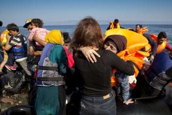 As millions of people looked for safety beyond Syria’s borders, we partnered with local governments and organizations to help them find a path forward with innovative tools, critical information and the resources needed to survive and thrive. (Photo: Karine Aigner, 2015)