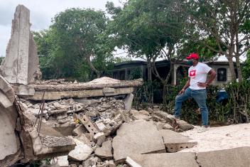 In the community of L’Asile, where we’re responding, about 50% of homes have been destroyed and 90% have been damaged.