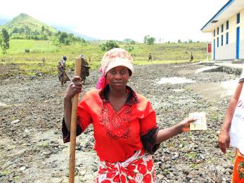 Woman in dr congo