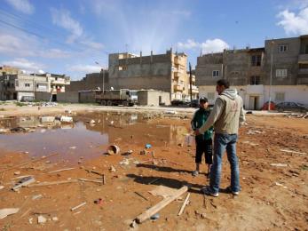 Our team visited the low-income sidi idriss neighborhood of benghazi, a place littered with trash and standing water where few homes have access to clean water or adequate sanitation. photo: cassandra nelson/mercy corps