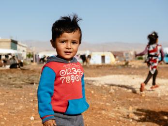 Young boy in lebanon